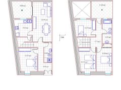Plano de la Vivienda Unifamiliar-A sita en c/ Alfonso XII N&ordm;7 de Zafra - PROHERGON