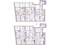 Plano de las Viviendas Unifamiliares sitas en c/ Alfonso XII N&ordm;7 de Zafra - PROHERGON